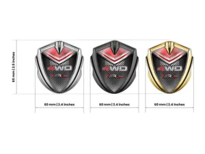 Car Brand Badges Tuning Style Shiny Metal Brand